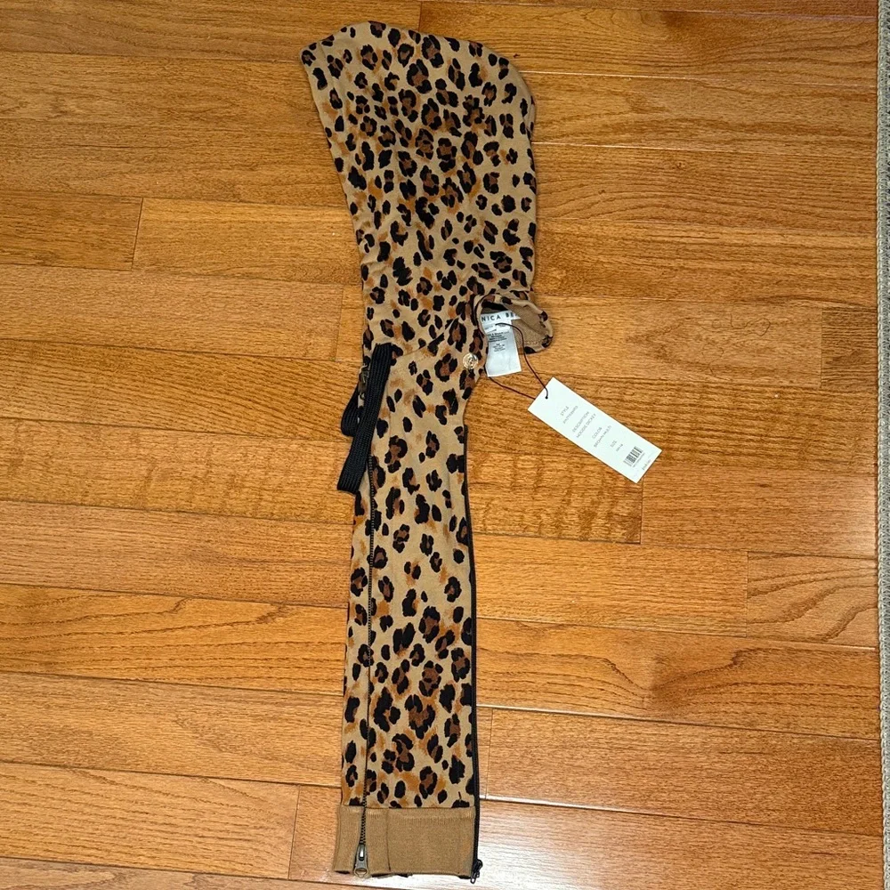 NWT Veronica Beard, leopard hoodie Dickie size 00-14 - Picture 6 of 7